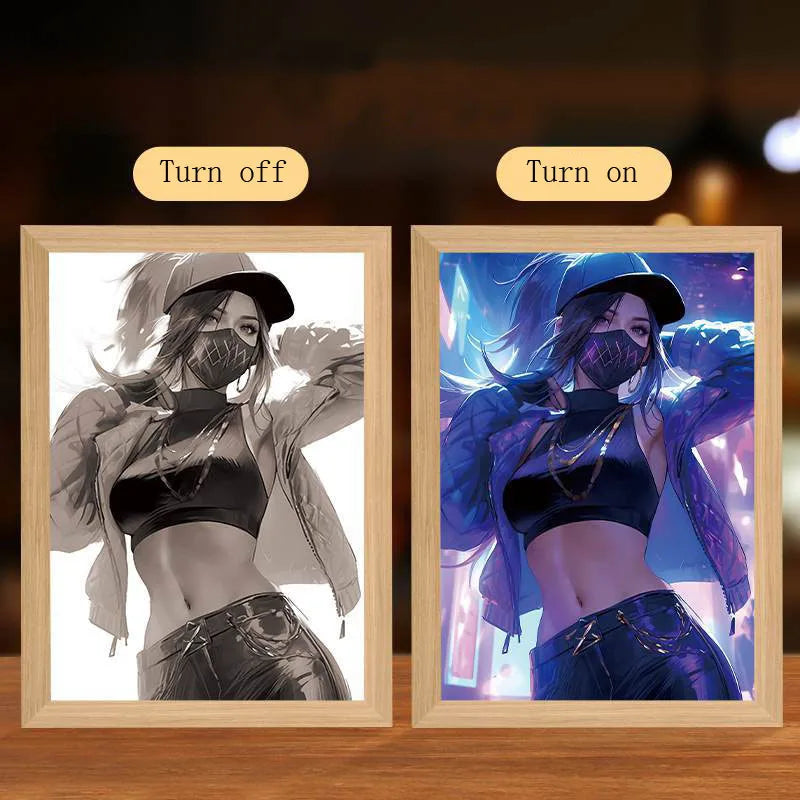 Anime JJK Figure Led Night Light