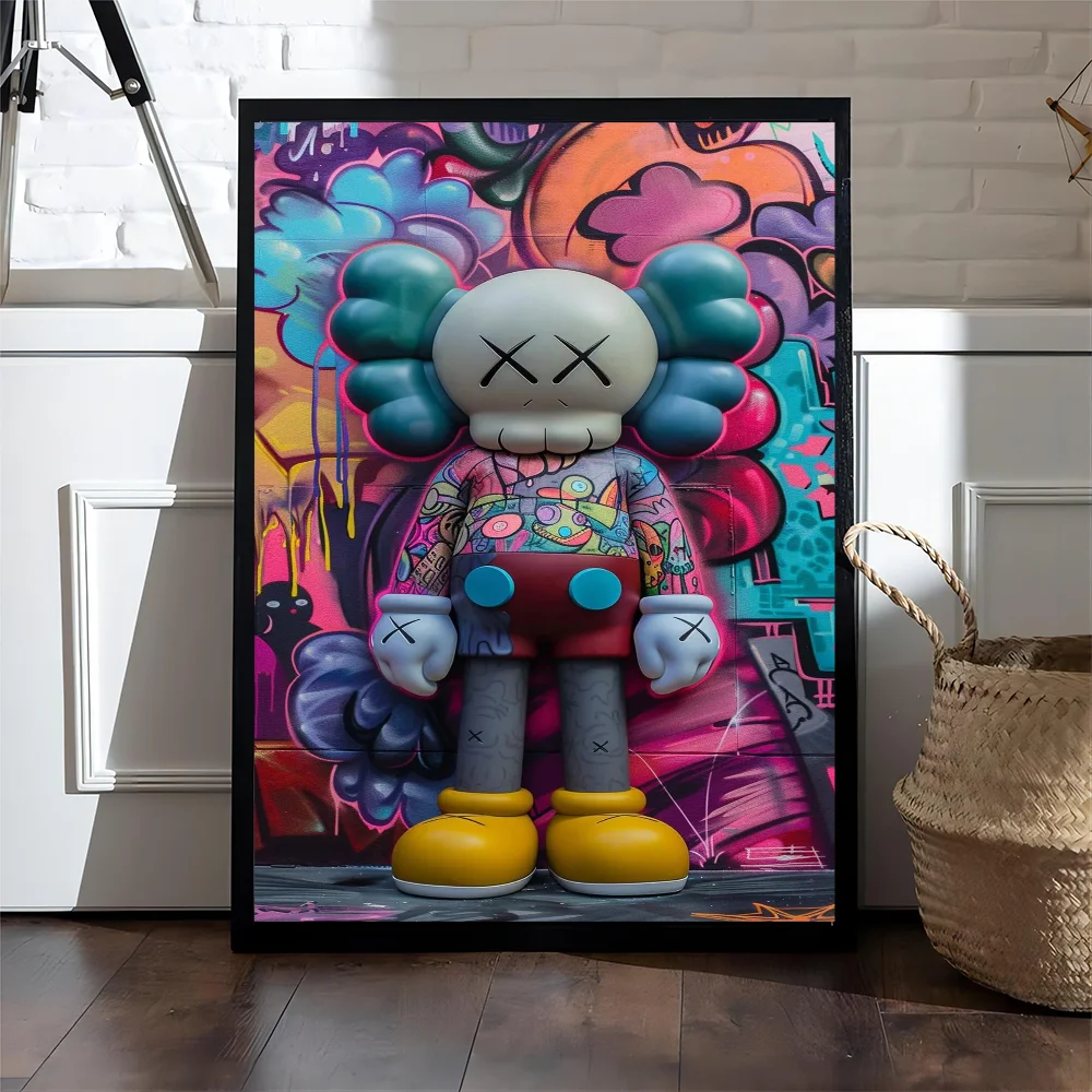 Kaws Cartoon Abstract Graffiti