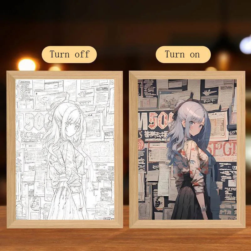 Anime JJK Figure Led Night Light