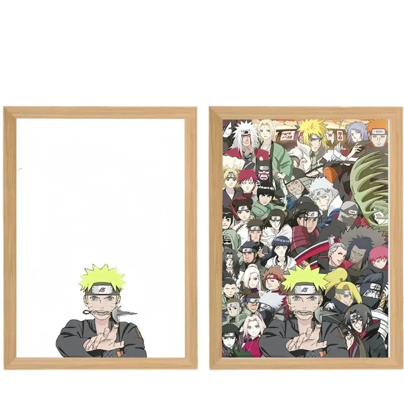 NARUTO Light Painting Anime Light Box