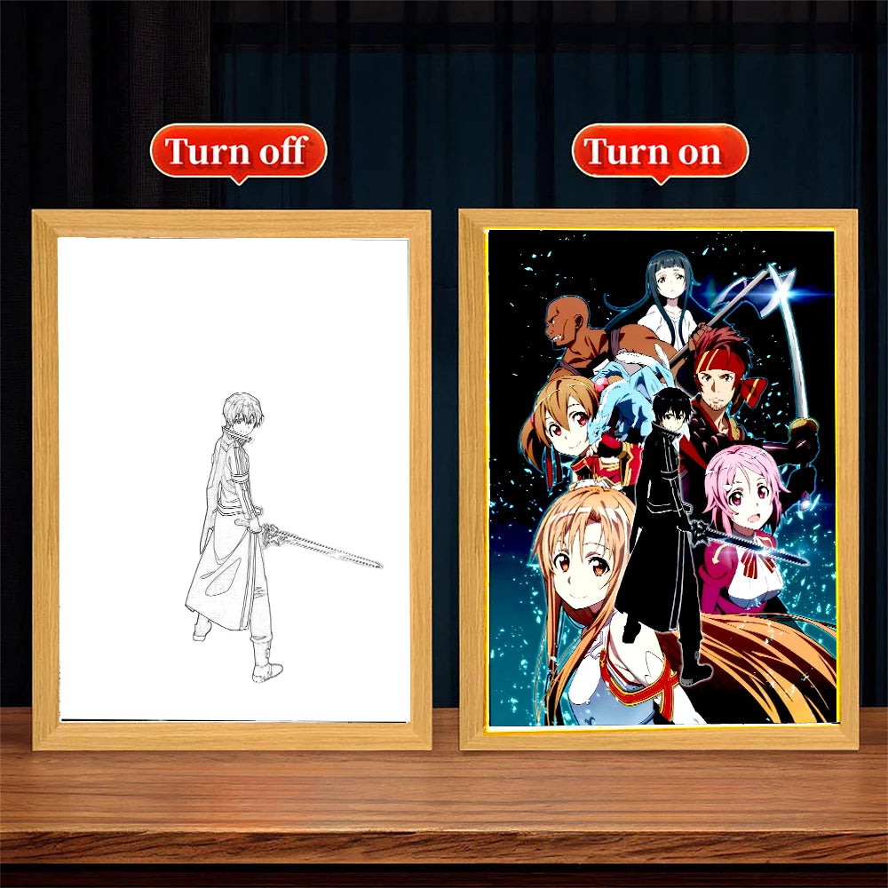 Anime Figure Sword Art Online Light Painting