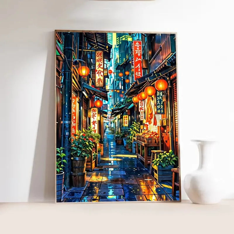 Japanese Tokyo Teahouse Canvas Print