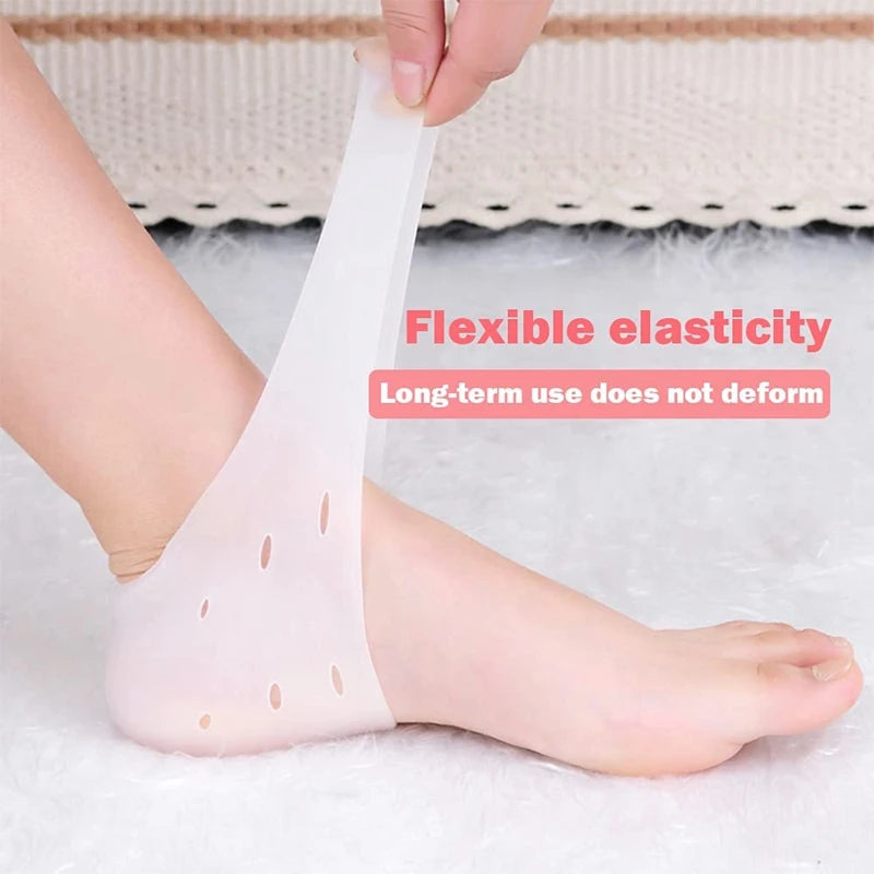 1 Pair Silicone Heel Protectors Gel Metatarsal Pads Forefoot Cushion for Women And Men Foot Comfort Pad