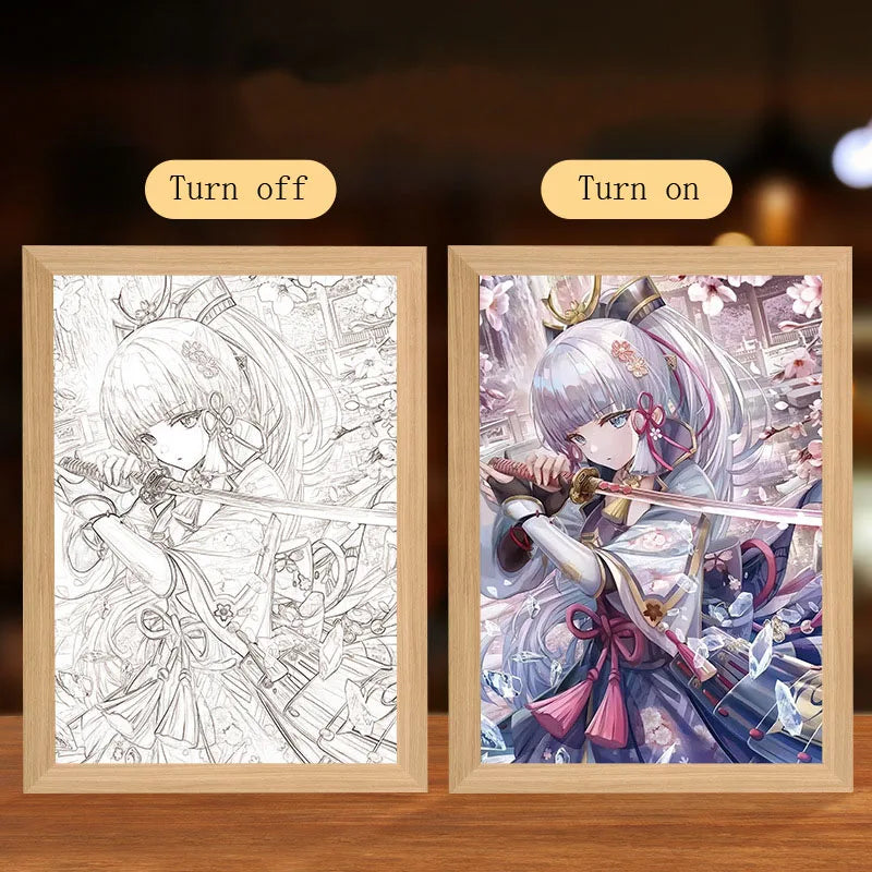 Anime JJK Figure Led Night Light