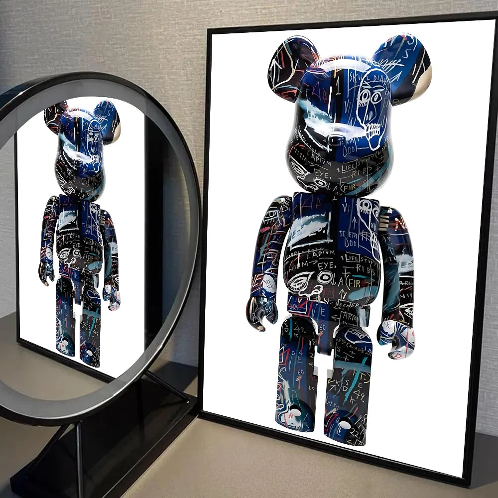 Japan Bearbrick Toy Poster Self-adhesive Art
