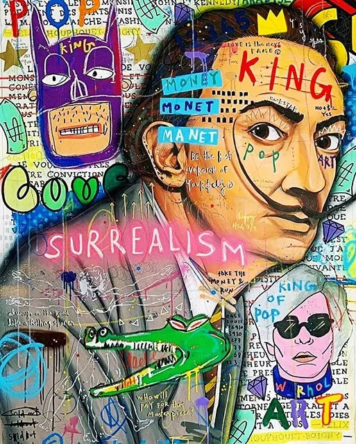 Kaws Modern Graffiti Aesthetic Wall Art