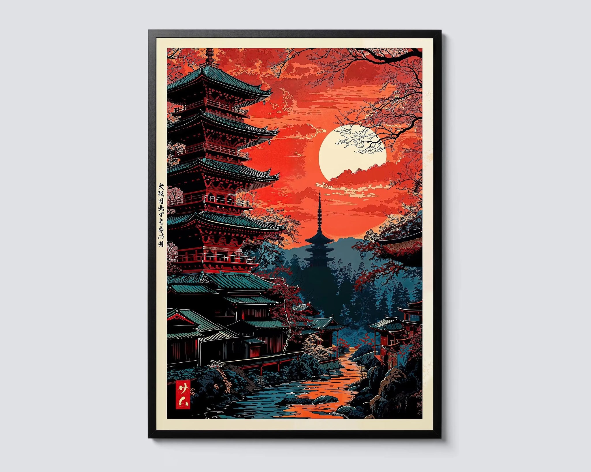 Japanese Tokyo Teahouse Canvas Print