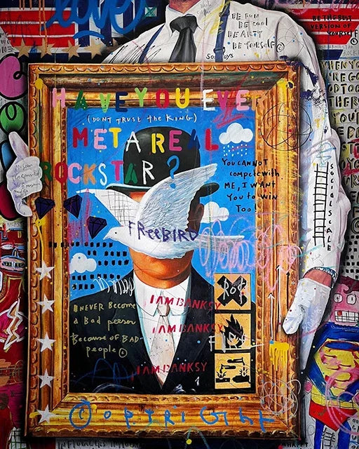 Kaws Modern Graffiti Aesthetic Wall Art