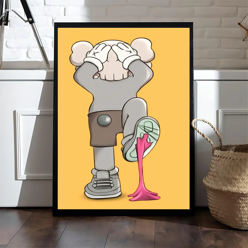 Kaws Cartoon Abstract Graffiti