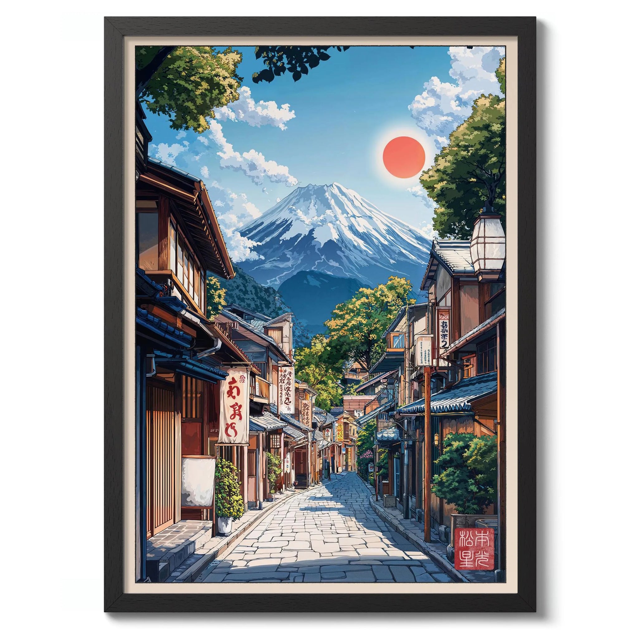 Japanese Tokyo Teahouse Canvas Print