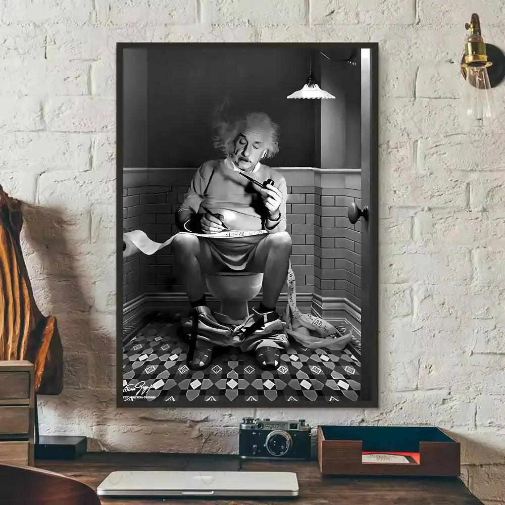 Stinky Toilet Funny Art Funny Celebrity