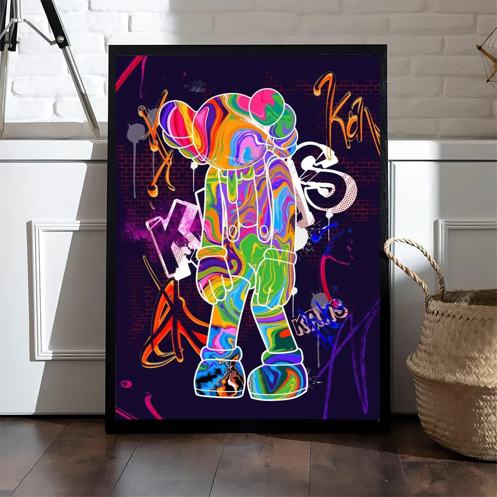 Kaws Cartoon Abstract Graffiti