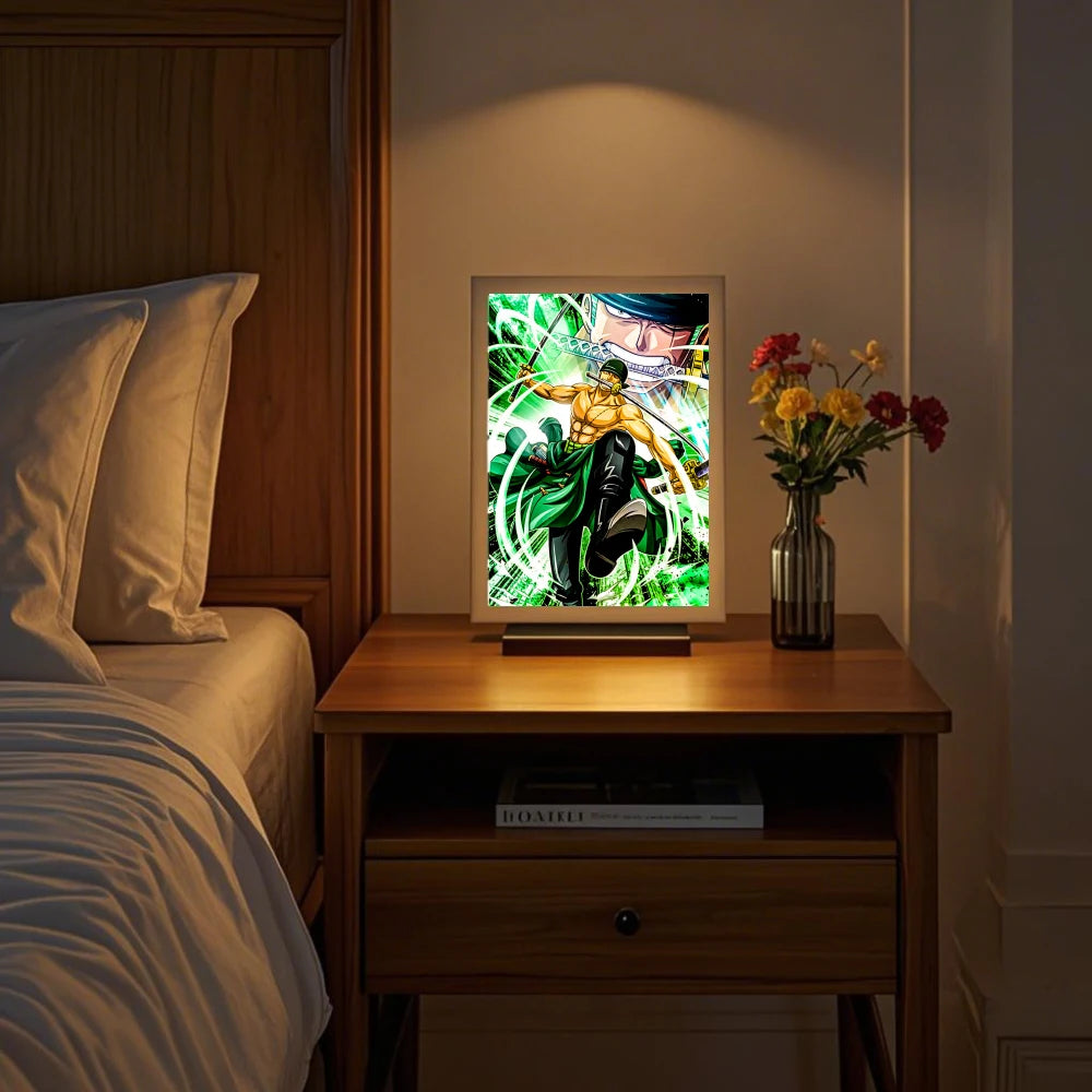 Anime Light Painting Photo Frame One Piece