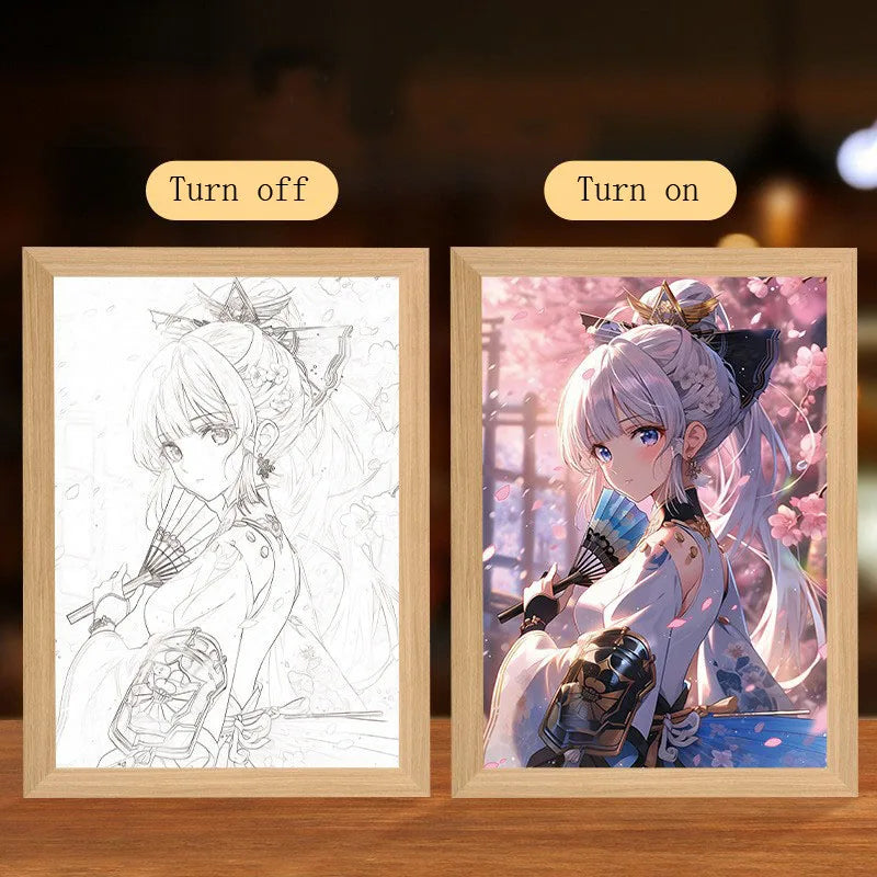 Anime JJK Figure Led Night Light