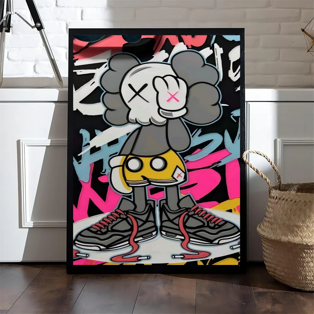 Kaws Cartoon Abstract Graffiti