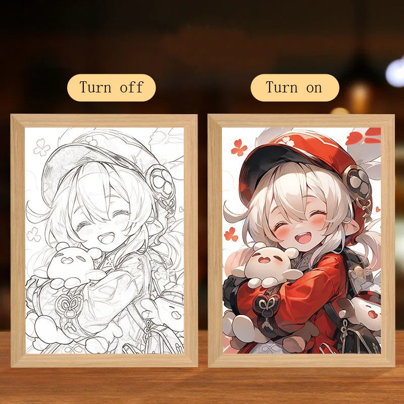 Anime JJK Figure Led Night Light