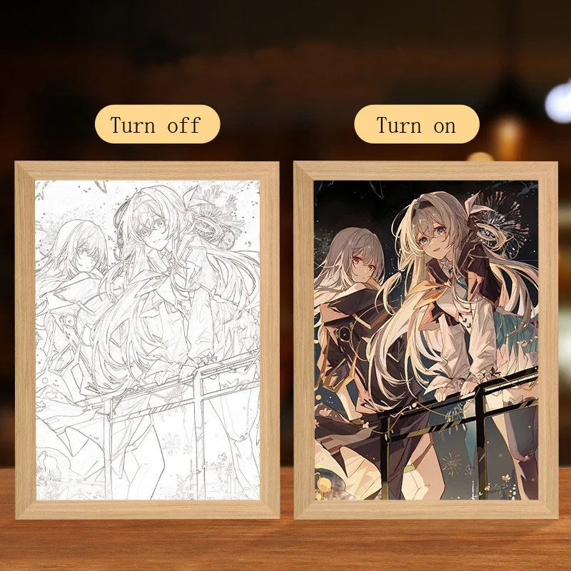 Anime JJK Figure Led Night Light