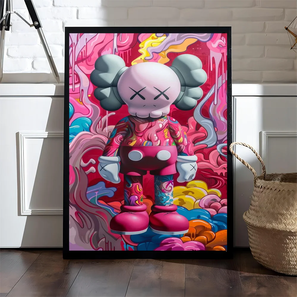 Kaws Cartoon Abstract Graffiti