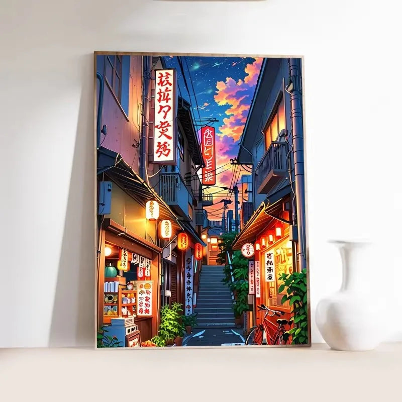 Japanese Tokyo Teahouse Canvas Print