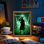 Anime Light Painting Photo Frame One Piece