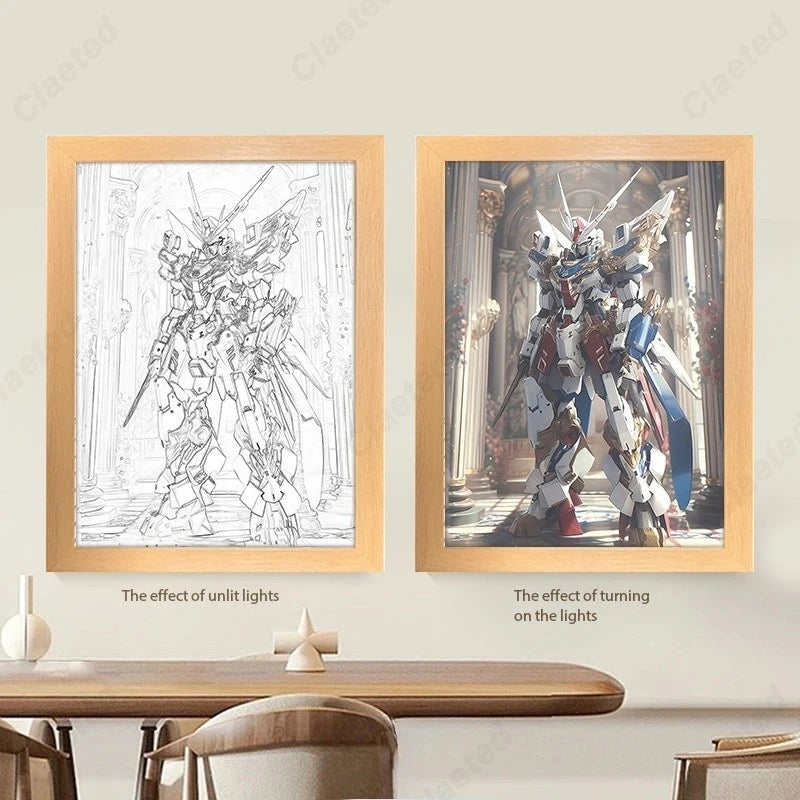 Anime LED Lighting Painting Animation Nightlight