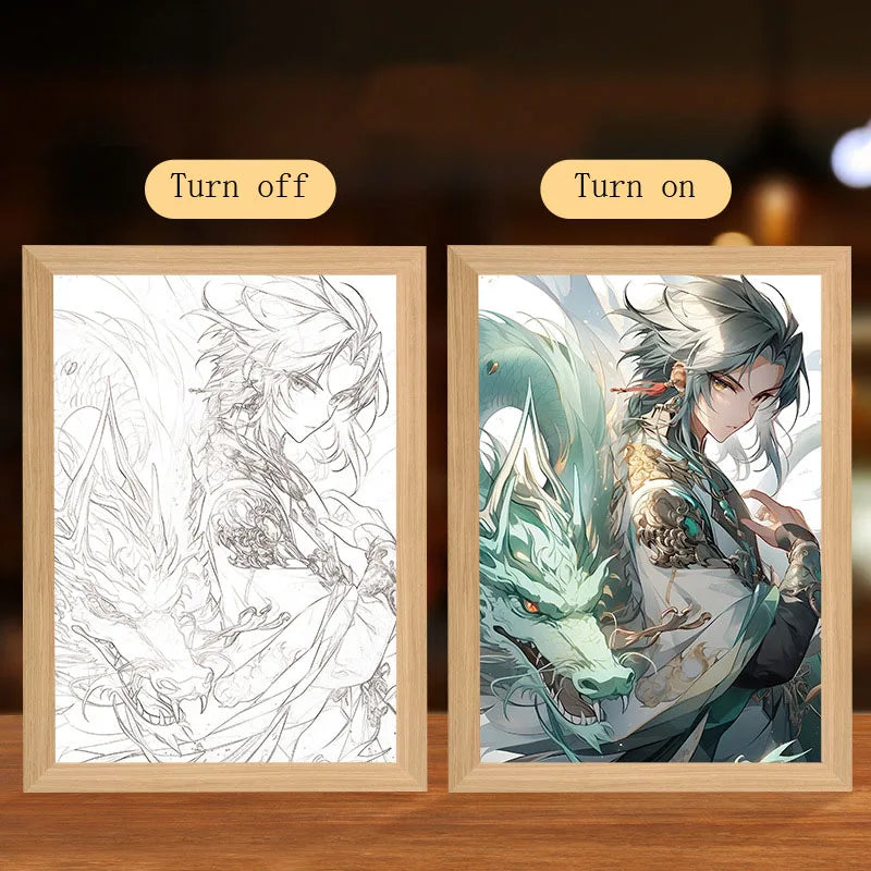 Anime JJK Figure Led Night Light