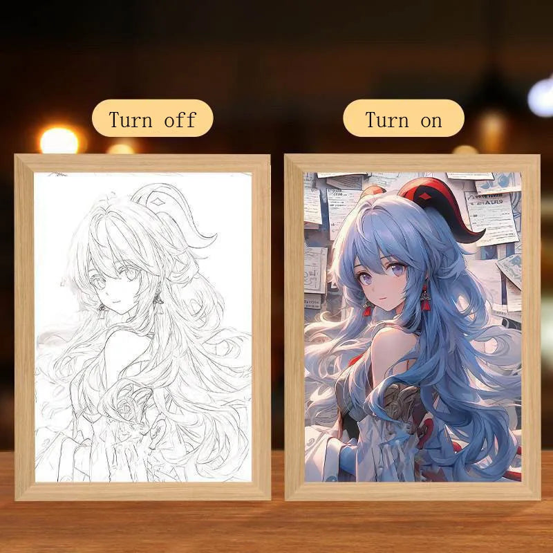 Anime JJK Figure Led Night Light