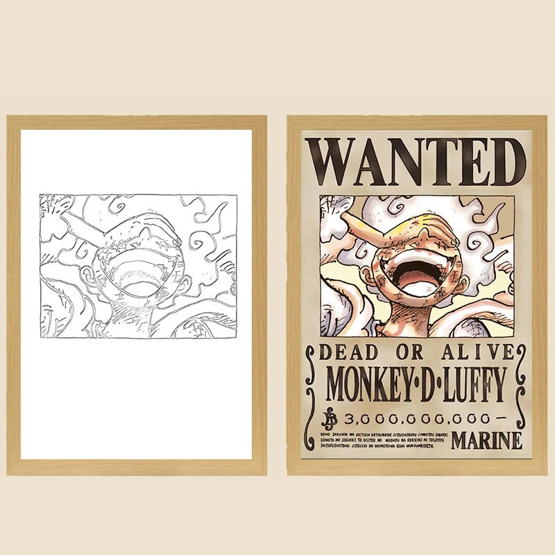 One Piece Creative Photo Frame Nigh