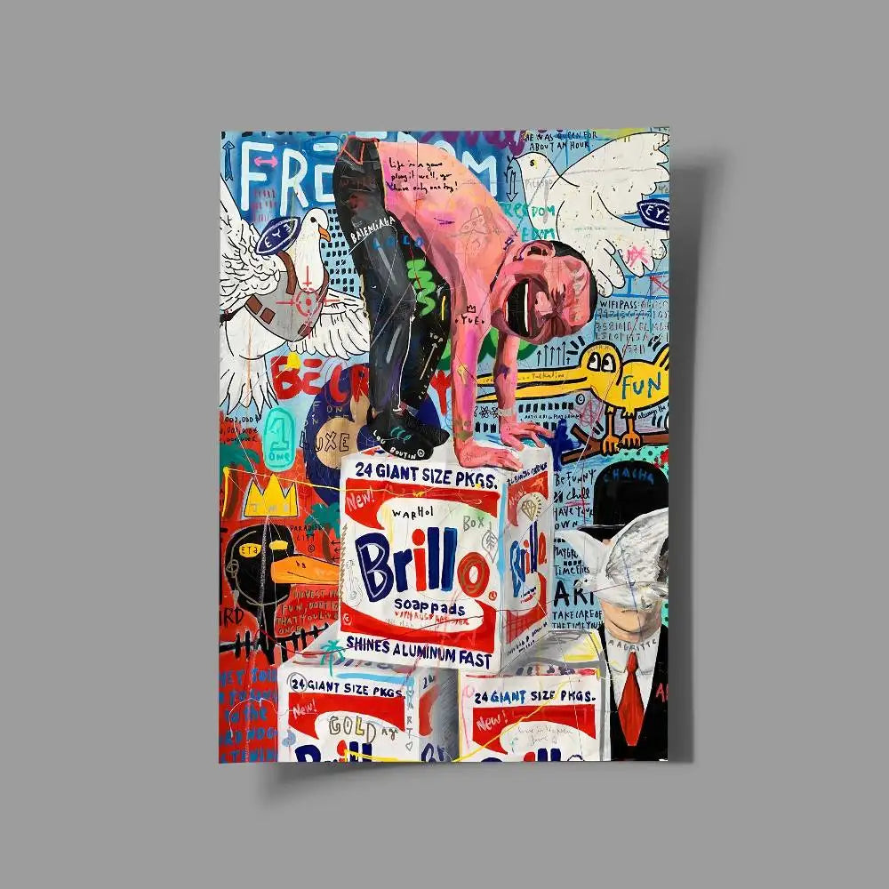 Abstract Graffiti Street Art Funny