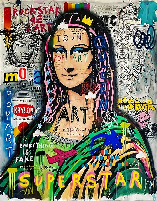 Kaws Modern Graffiti Aesthetic Wall Art