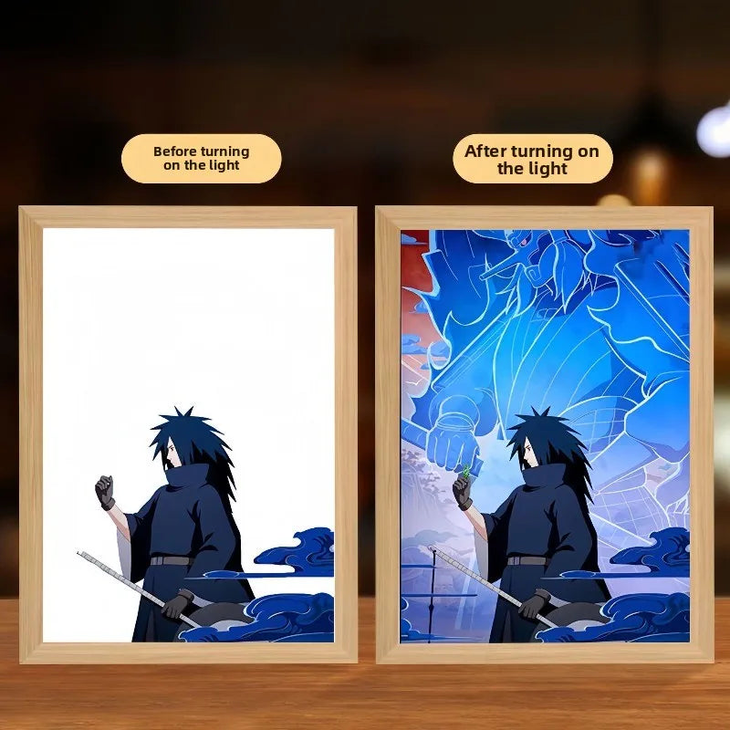 NARUTO Light Painting Anime Light Box