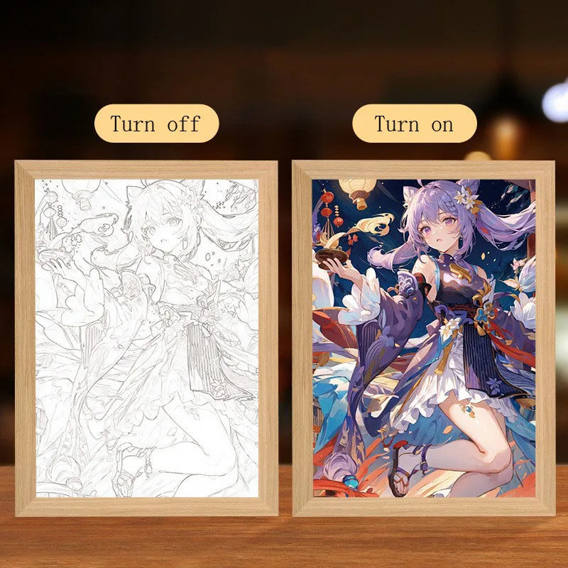 Anime JJK Figure Led Night Light