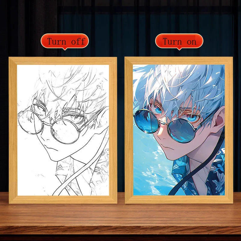 Anime JJK Figure Led Night Light