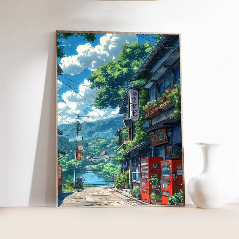 Japanese Tokyo Teahouse Canvas Print