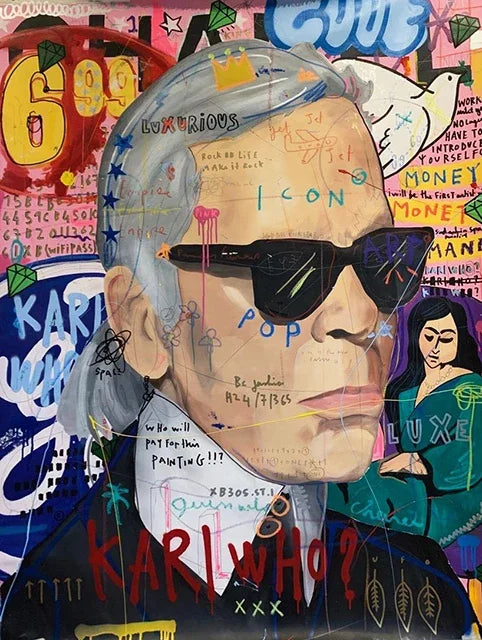 Kaws Modern Graffiti Aesthetic Wall Art