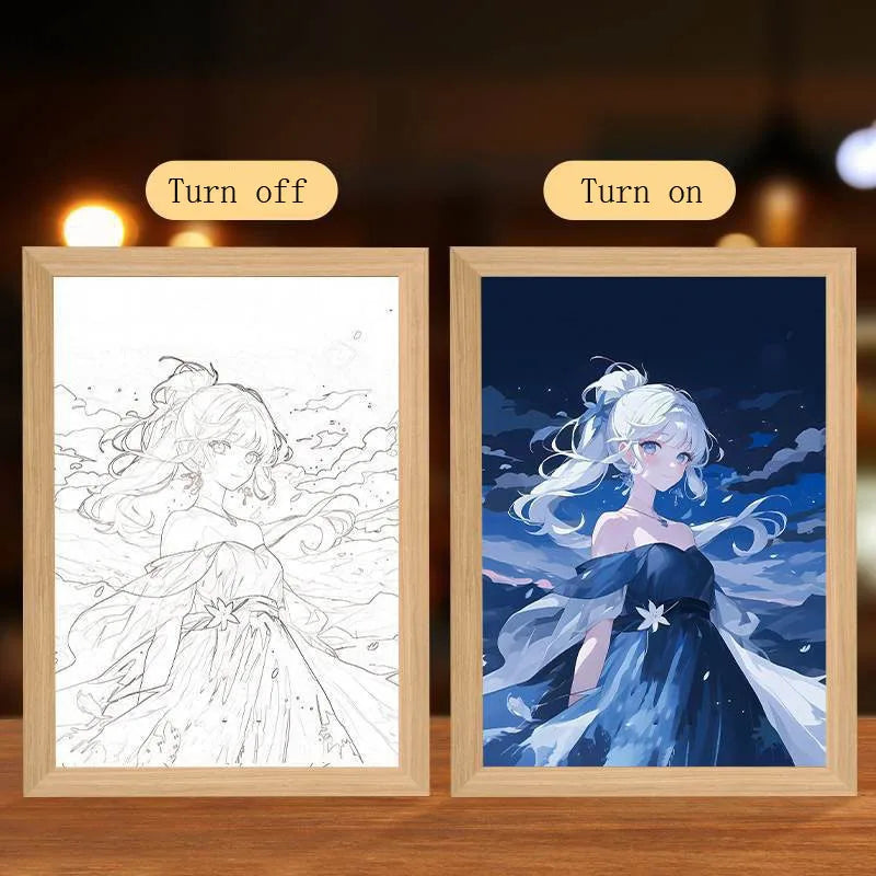 Anime JJK Figure Led Night Light