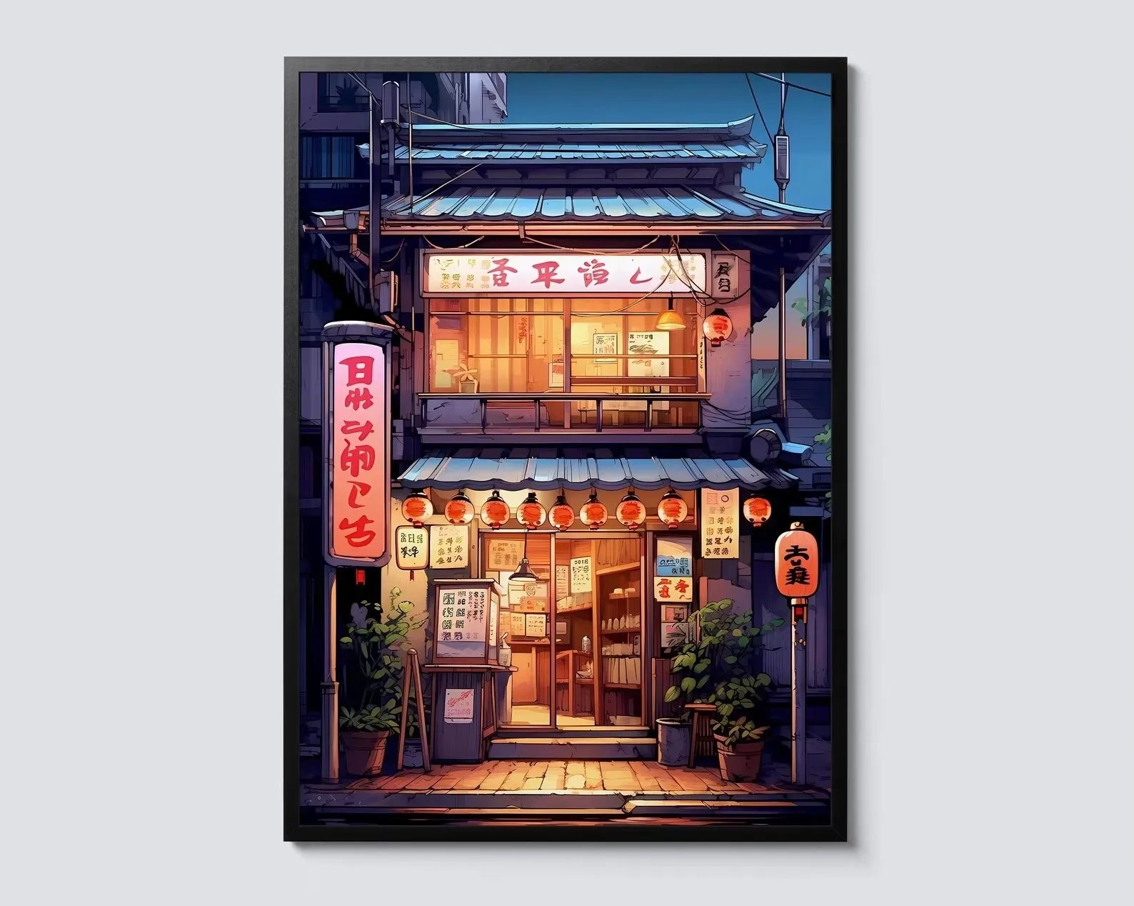 Japanese Tokyo Teahouse Canvas Print