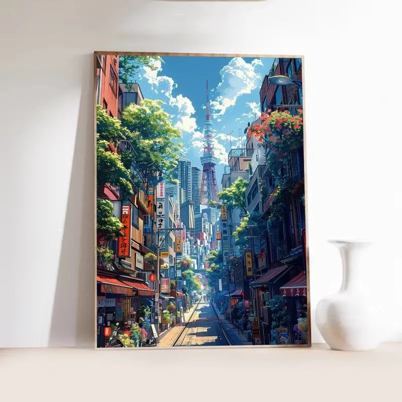Japanese Tokyo Teahouse Canvas Print