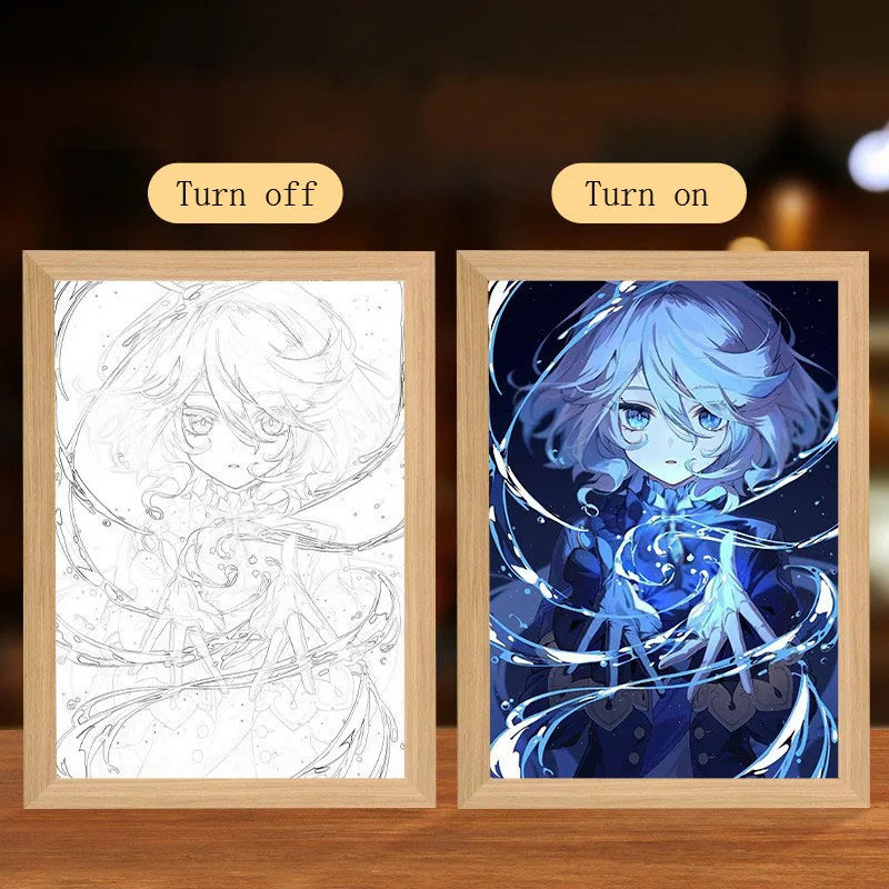 Anime JJK Figure Led Night Light