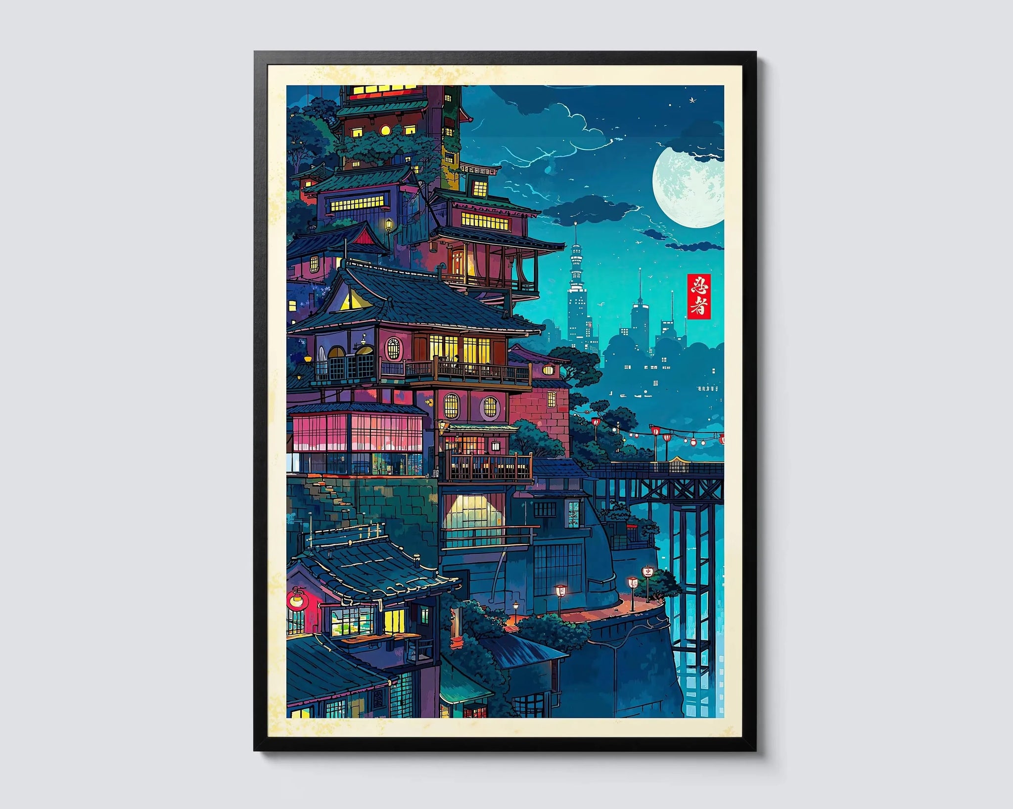 Japanese Tokyo Teahouse Canvas Print