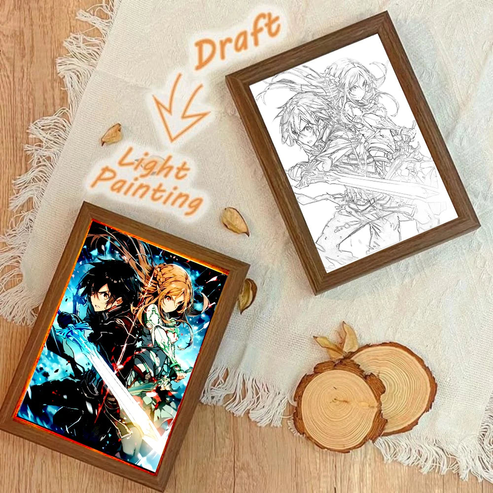 Anime Figure Sword Art Online Light Painting