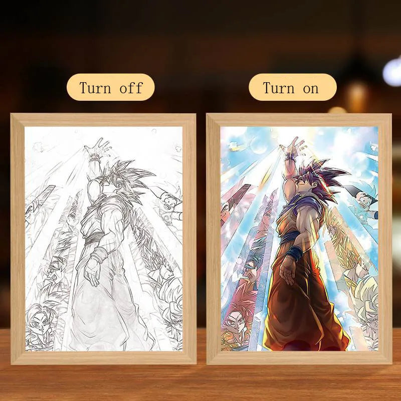 Anime JJK Figure Led Night Light