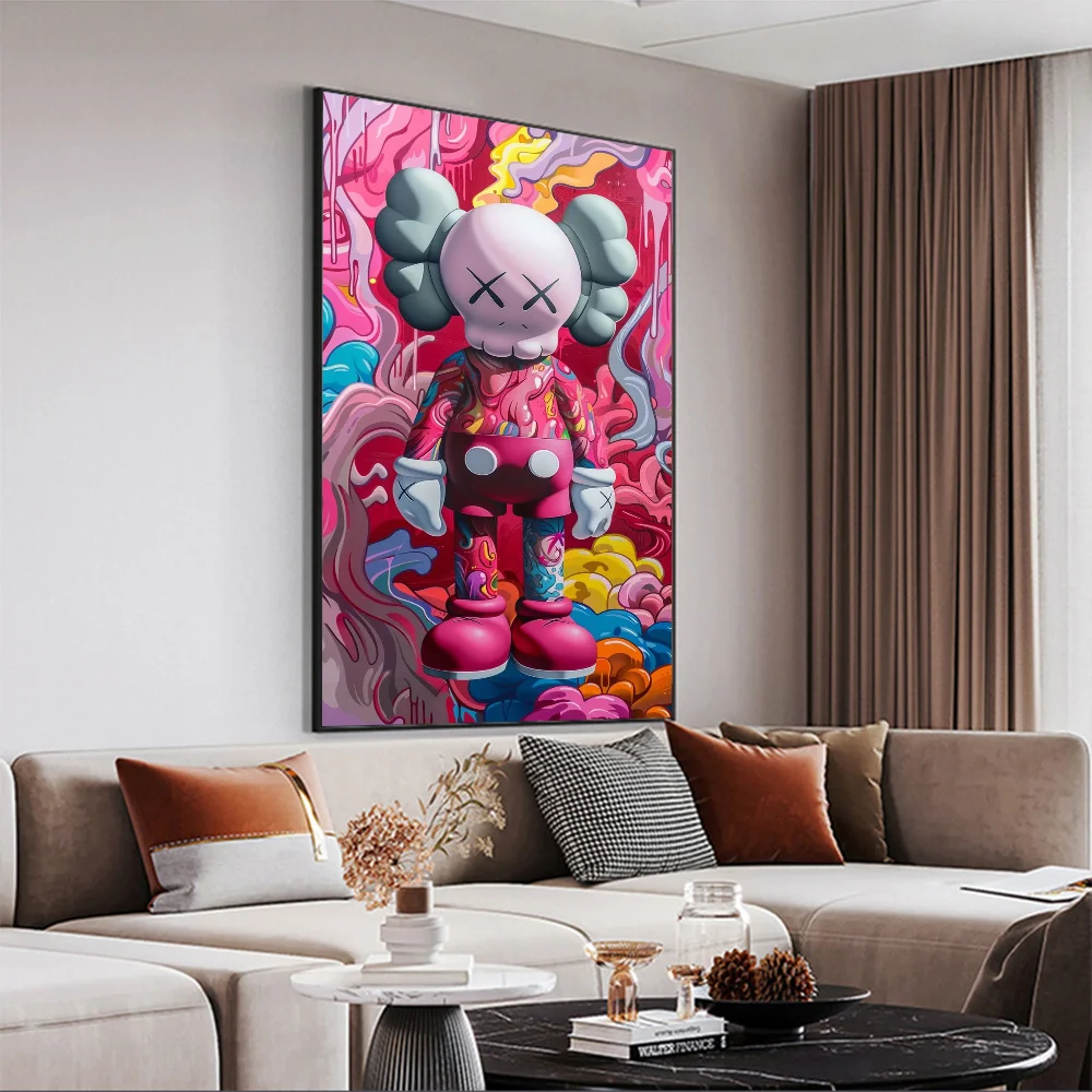 Kaws Cartoon Abstract Graffiti