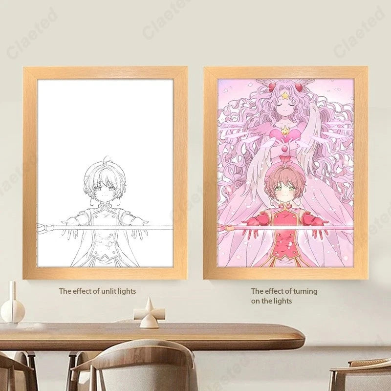Anime LED Lighting Painting Animation Nightlight