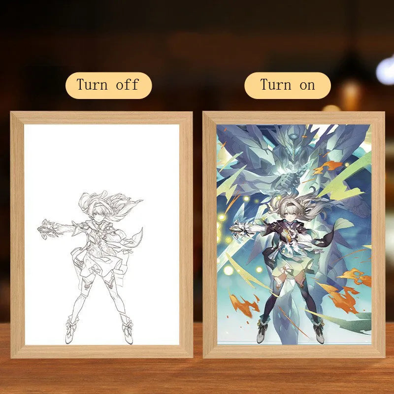 Anime JJK Figure Led Night Light