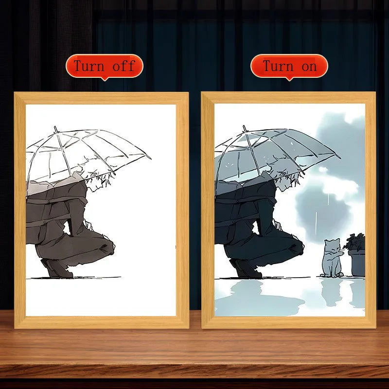 Anime JJK Figure Led Night Light