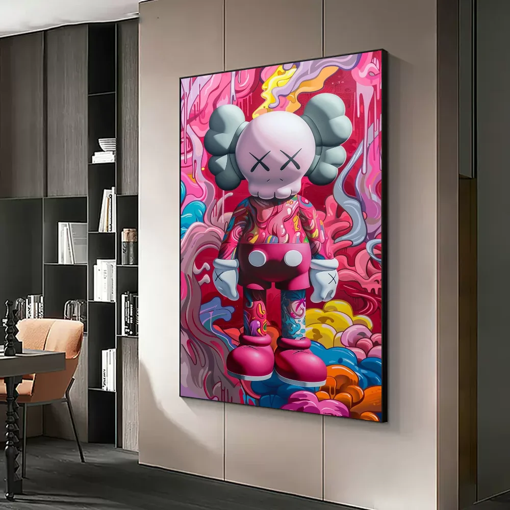 Kaws Cartoon Abstract Graffiti