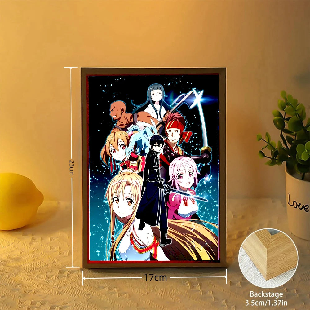 Anime Figure Sword Art Online Light Painting