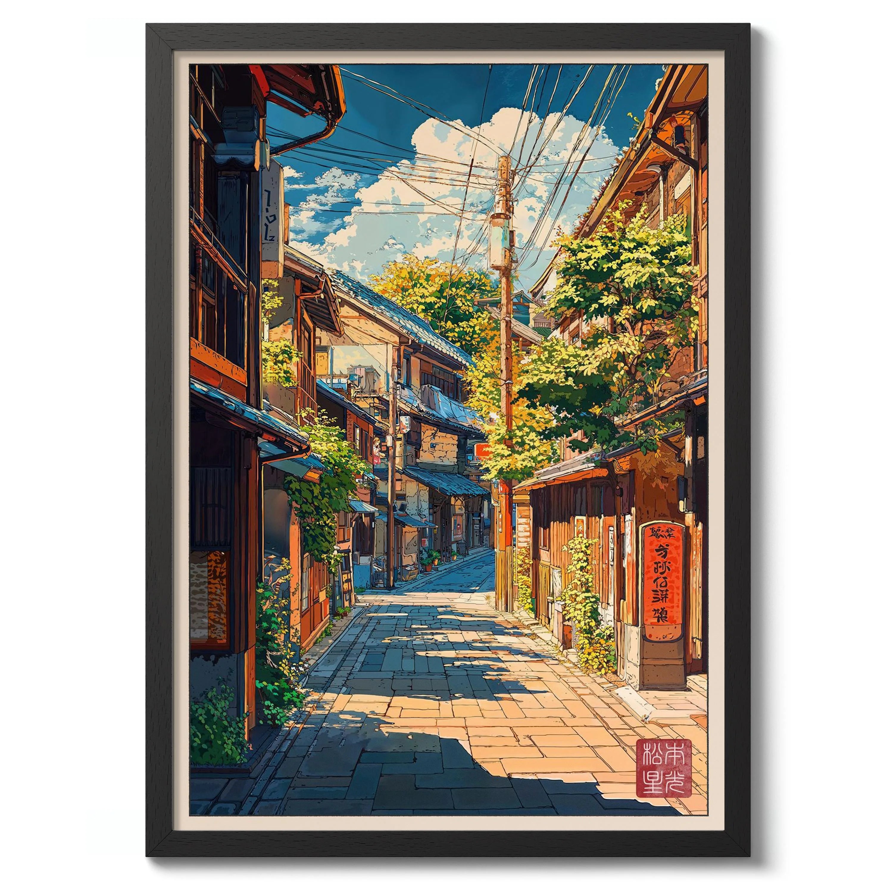 Japanese Tokyo Teahouse Canvas Print
