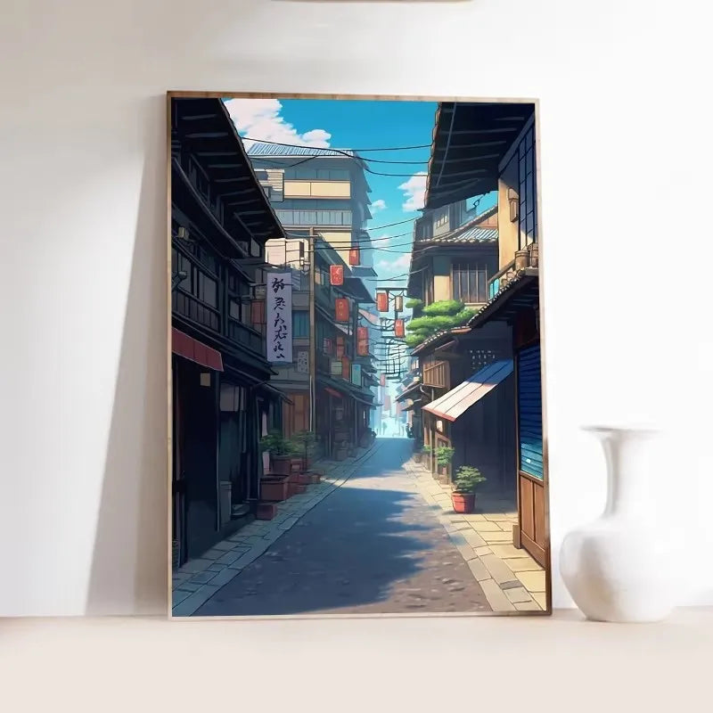 Japanese Tokyo Teahouse Canvas Print